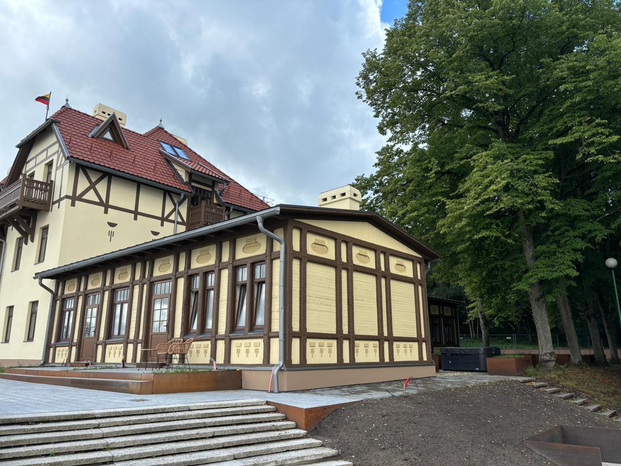 Smiltynes Kurhauzas Sandkrug Kurhaus Klaipėda Dış mekan fotoğraf